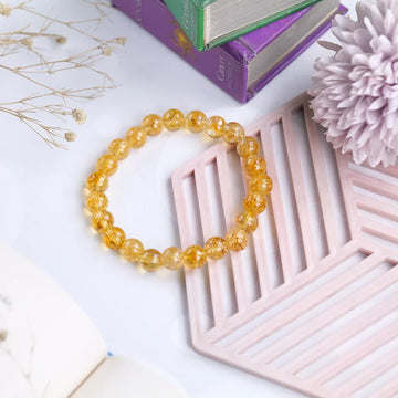 Citrine Bracelet -  Natural Stone Bracelet