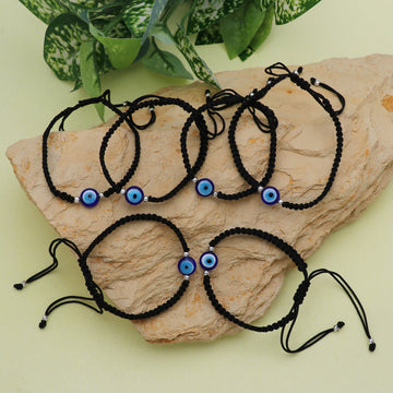 Evil Eye Bracelet/Rakhi for Men & Women (Pack of 6)