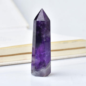 Amethyst Crystal Tower (Calming & Soothing)